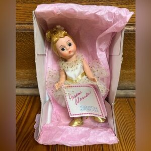 Madame Alexander Ballerina Doll in White and Gold Dress